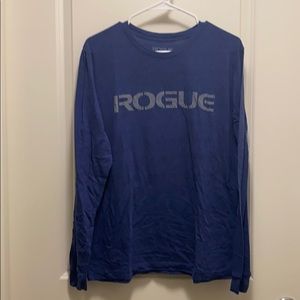Rogue LS T Shirt, Navy, Large